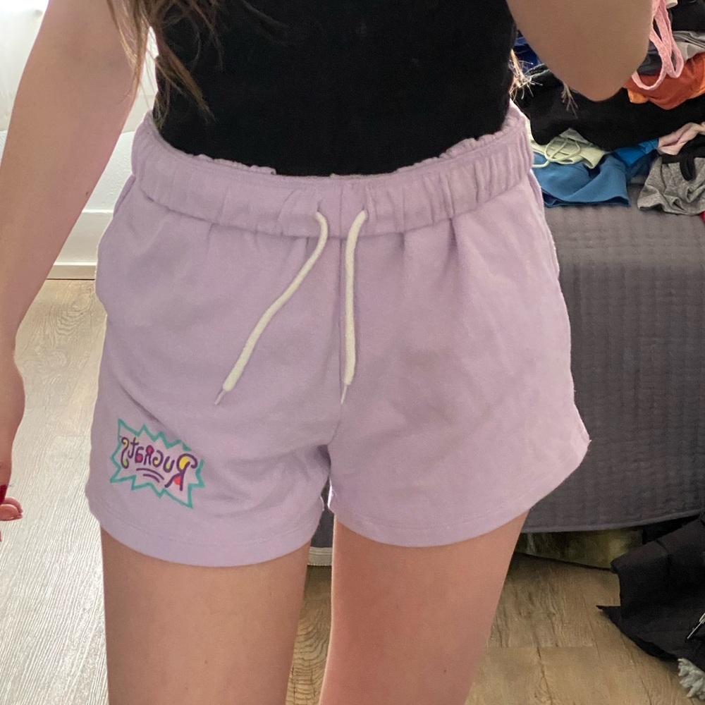 Rugrats purple shorts from target